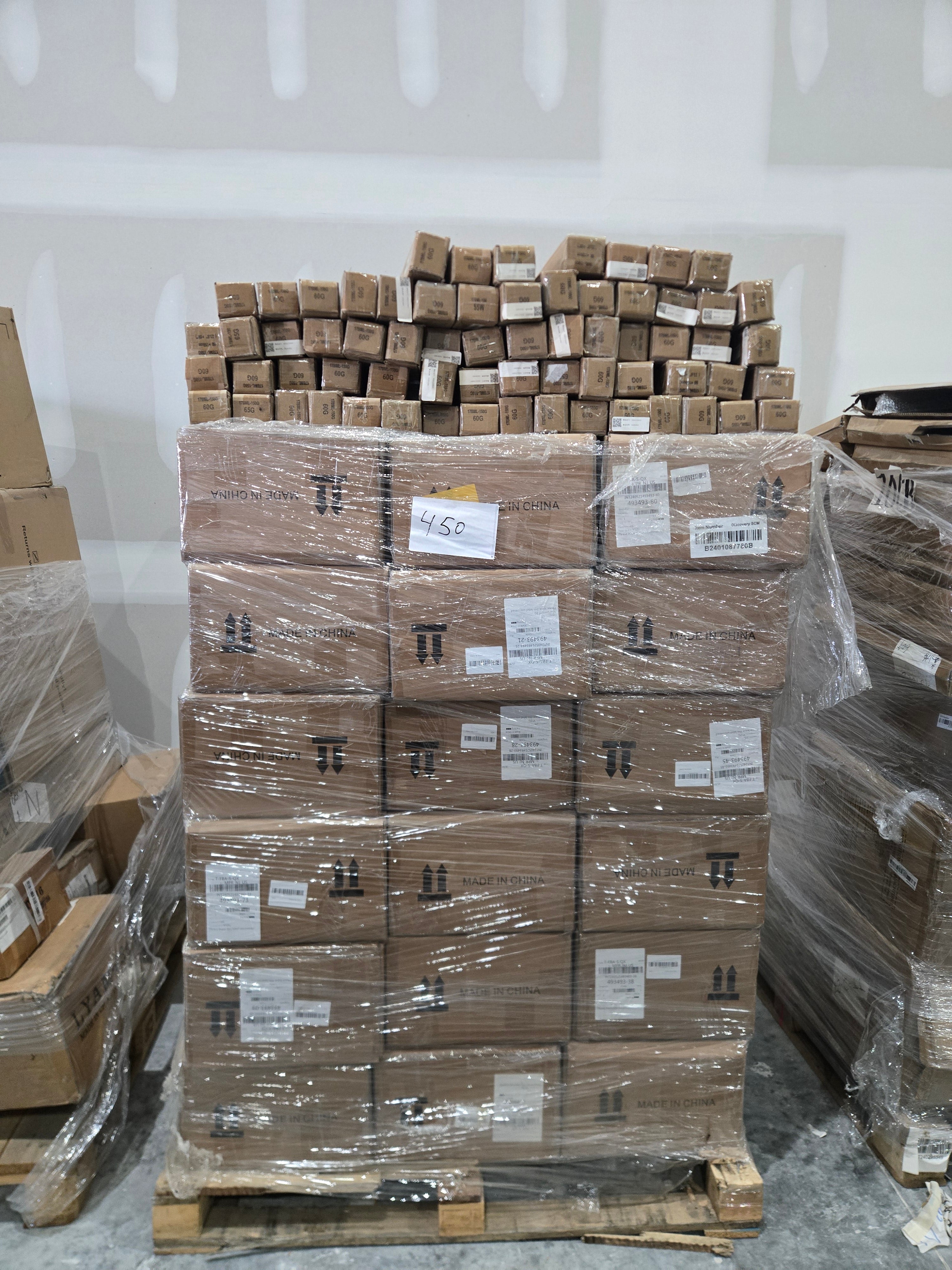 New overstock 67 shades and 18 cabinets