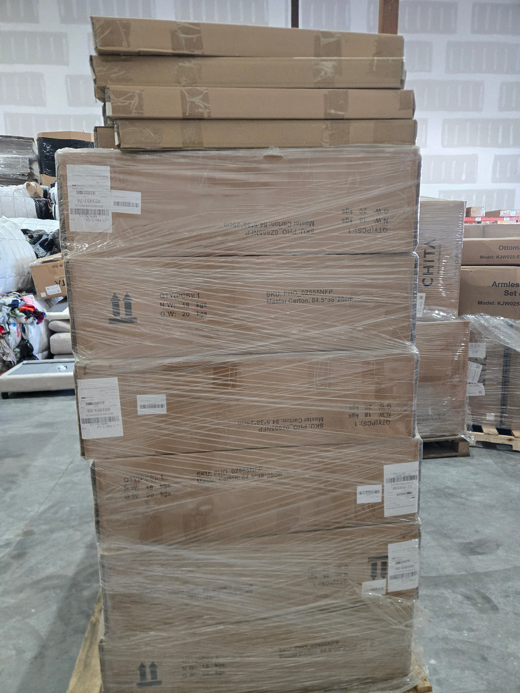 New overstock 67 shades and 18 cabinets