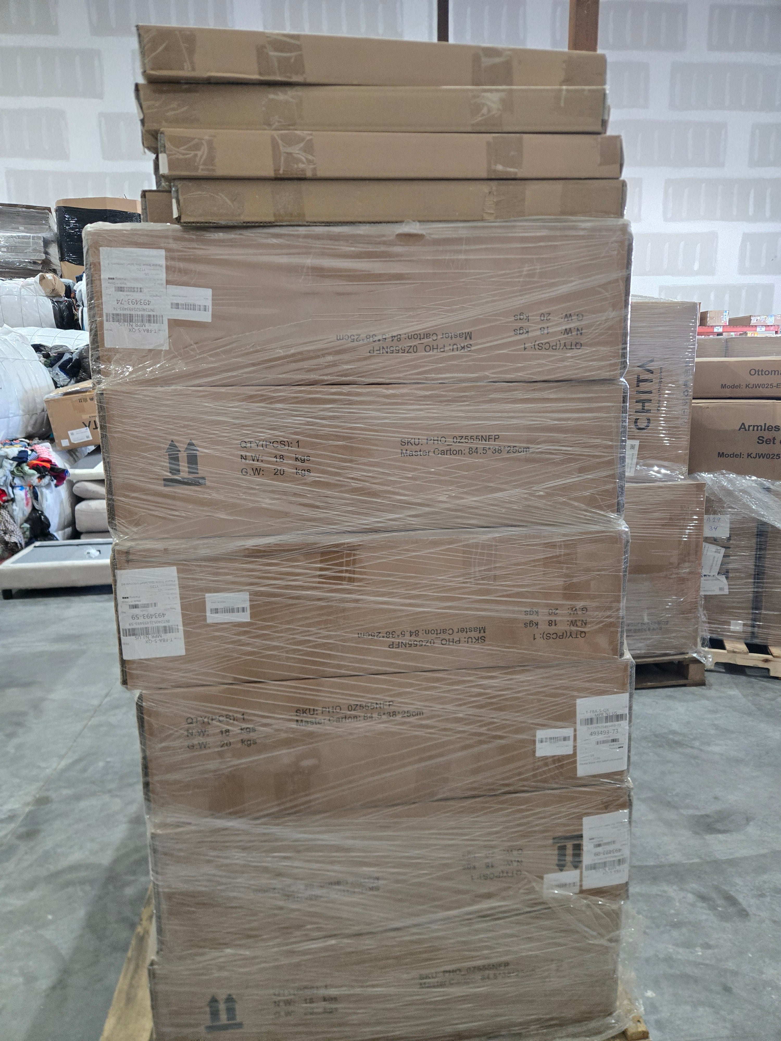 New overstock 67 shades and 18 cabinets